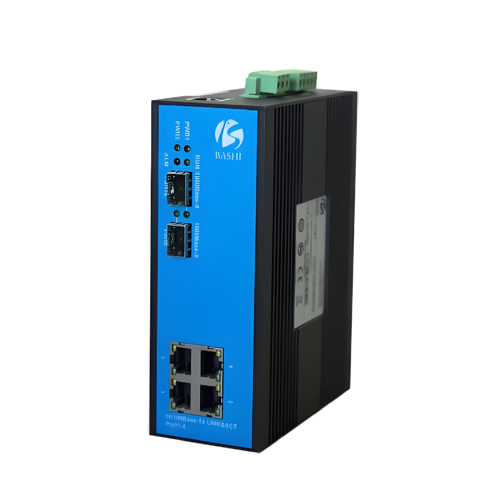 二層網管型工業(yè)交換機（2光4電）